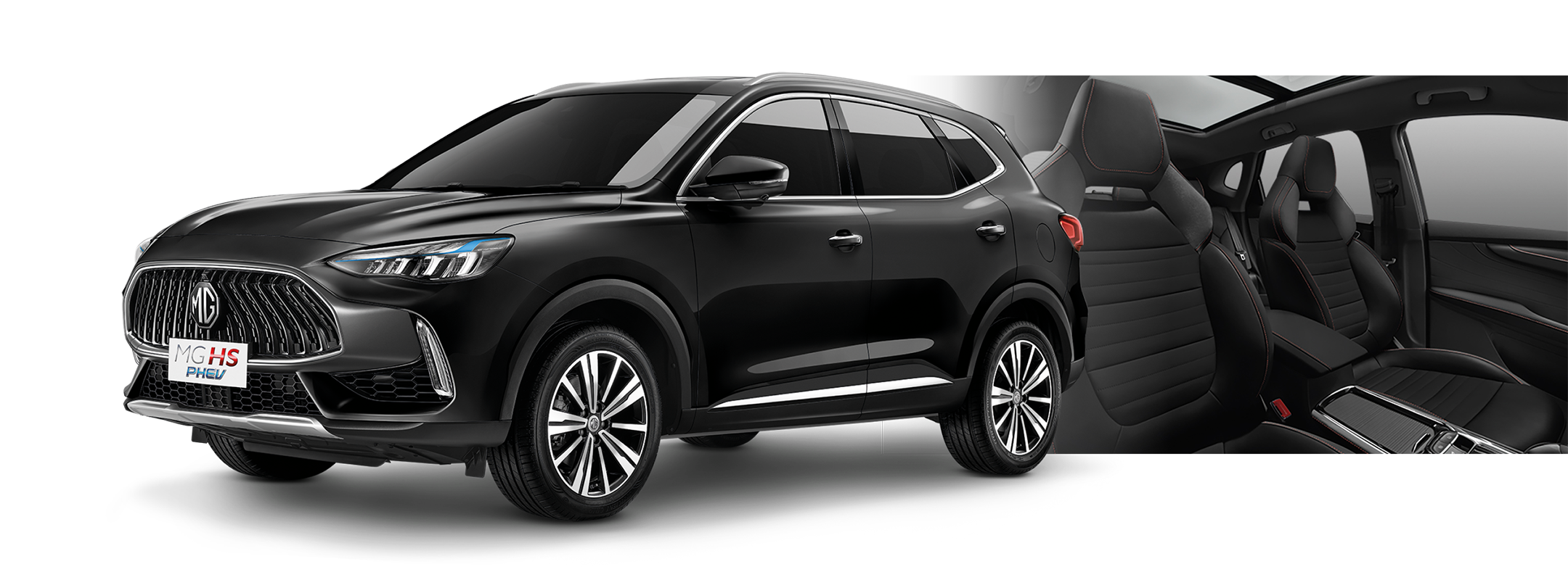 MG HS PHEV · 2023 · Чёрный, заводской внешний вид