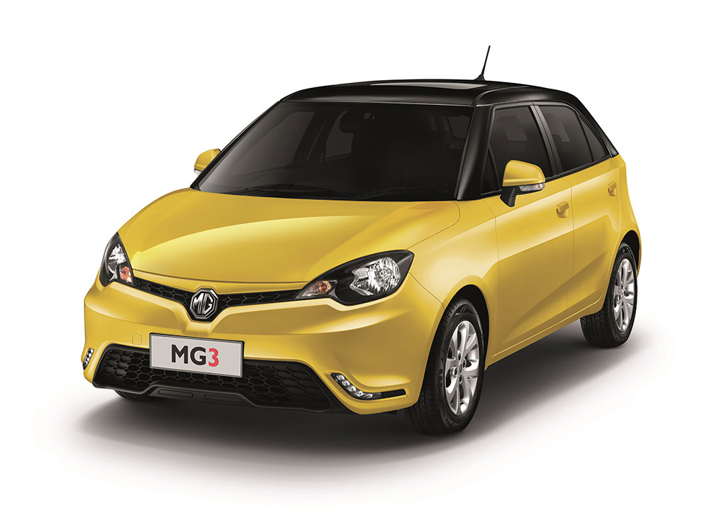 MG 3 · 2018 · Жёлтый, заводской внешний вид