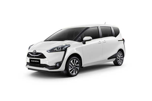 Toyota Sienta · 2019 · Белый, заводской внешний вид