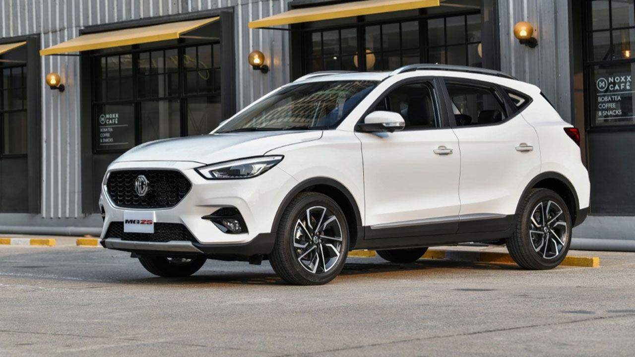 MG ZS · 2021 · Белый, заводской внешний вид